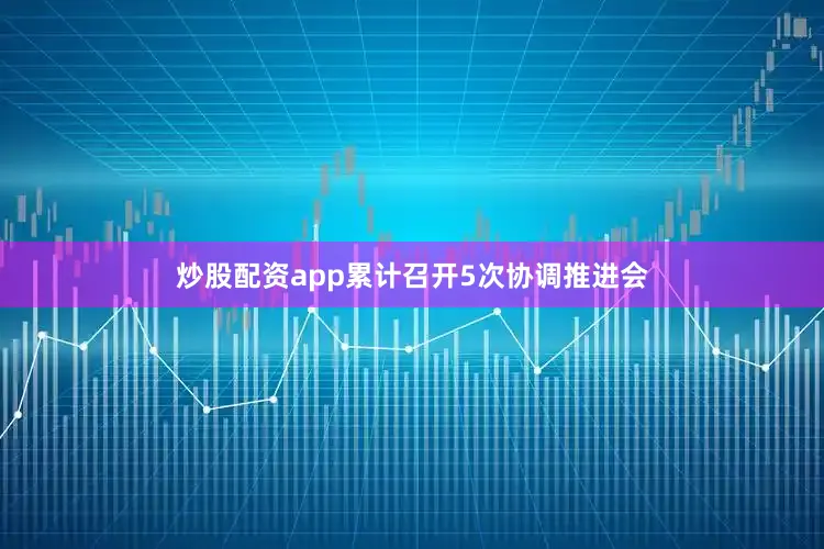 炒股配资app累计召开5次协调推进会